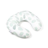 Doomoo - Perna pentru alaptat 2 in 1 Softy Leaves Aqua Green