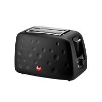 Prajitor de Paine Eldom, 900W, termostat reglabil, 2 felii, Negru
