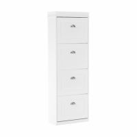 Pantofar, 4 compartimente, alb/gri, SEBER TYP 3