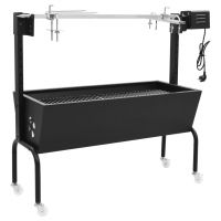 Gratar cu rotisor electric