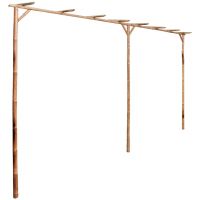 Pergola din bambus 385 x 40 x 205 cm