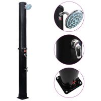 Dus solar de exterior cu cap de dus si robinet