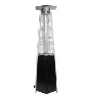 Incalzitor terasa tip piramida negru, hexagonal FL199 PARASOL-MALTEC pentru gaz PROPAN, SOVELOR, putere 13 kW