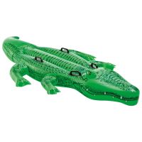 Intex Jucarie de piscina crocodil gigant ride-on, 203x114 cm