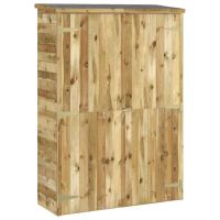 Magazie de unelte de gradina 123x45x171cm lemn masiv pin tratat