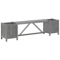 Banca de gradina cu 2 jardiniere