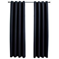 Draperii opace cu inele metalice