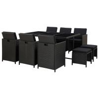 Set mobilier de exterior cu perne