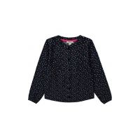 Bluza de bumbac cu imprimeu cu inimi