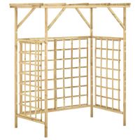 Pergola de gradina pentru pubele duble