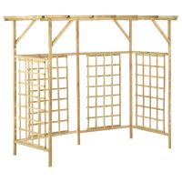 Pergola de gradina pentru trei pubele