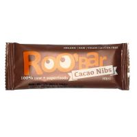 BATON RAW BIO CU MIEZ DE CACAO SI MIGDALE 30g ROO BAR