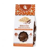 BISCUITI VEGANI CU ROSCOVE SI OVAZ fara zahar – 150 G - Hiper Ambrozia