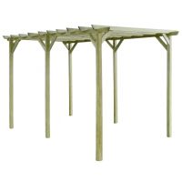 Pergola de gradina, maro, lemn de pin tratat