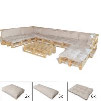Set 13 perne spatar/scaun pentru set mobilier paleti