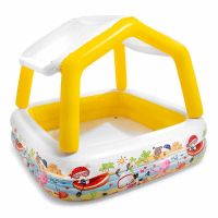 Piscina gonflabila acoperita, Intex Sun shade, pentru copii, 157x157x122 cm