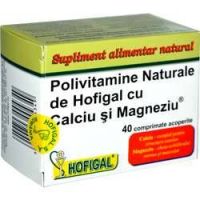 Polivitamine Calciu Magneziu 40cps - Hofigal