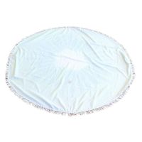 Prosop mare de plaja, super absorbant, forma rotunda, diametru 150 cm, model Ananas