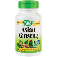 Asian Ginseng 560mg 50tb - Natures Way - Secom