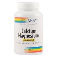 Calcium Magnesium with Vitamin D 90tb - Solaray - Secom