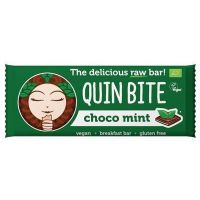 Baton cu ciocolata si menta raw eco-bio 30g - Quin Bite