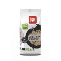 Mix de orez brun si orez salbatic eco-bio 500g - Lima