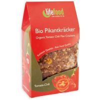 Crackers cu chilli si rosii raw eco-bio 90g - Lifefood