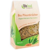 Crackers cu leurda raw eco-bio 90g - Lifefood