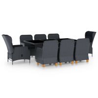 Set mobilier exterior cu perne
