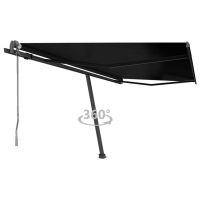 Copertina autonoma retractabila automat albastru&alb 300x250 cm