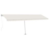 Copertina retractabila manual cu LED, crem, model 6