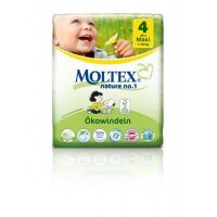 Scutece ECO bebelusi (7-18kg), nr. 4, maxi, 30buc - Moltex