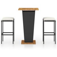 Set mobilier bar de gradina cu perne