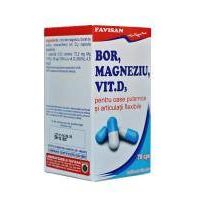 BOR, MAGNEZIU, VITAMINA D3 70cps, Favisan