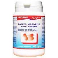 CALCIU MAGNEZIU ZINC FOSFOR 40cps, Favisan