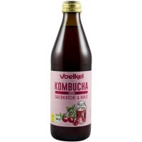 Bautura Kombucha cu visine si menta, eco-bio, 330ml - Voelkel