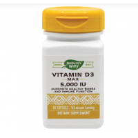 Vitamin D3 5000UI 60cps Nature's Way, Secom
