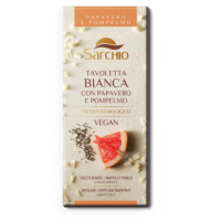 Ciocolata vegana fara gluten cu seminte mac si grapefruit eco-bio 80g, Sarchio