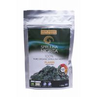 Spirulina fara iod, fulgi eco-bio 50g, Spirulina Nigrita