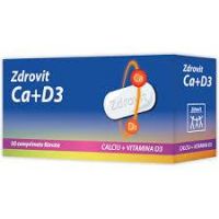 CALCIU + VITAMINA D3 50cpr, Zdrovit
