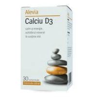 Calciu D3 formula citrat 30cpr, Alevia