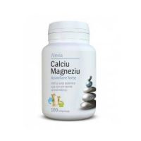 Calciu Magneziu Asimilare Forte 100cpr, Alevia