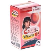 CALCIU SI VITAMINA D3 SIROP 100ml, FARMACLASS