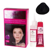 Vopsea Permanenta - Kallos Glow Long Lasting Cream Hair Colour Nuanta 100 Black