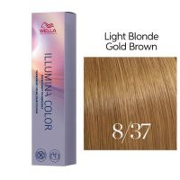 Vopsea Permanenta - Wella Professionals Illumina Color Nuanta 8/37 blond deschis auriu castaniu