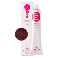 Vopsea Permanenta - Saten Deschis cu Nunata de Violet - Kallos KJMN Cream Hair Colour nuanta 5.20 Light Violet Brown 100ml