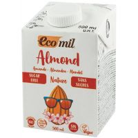 Bautura, natur de migdale, fara zahar, eco-bio, 500ml - Ecomil