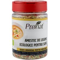 Amestec de legume pentru supa eco-bio, 130 g Pronat