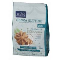 Biscuiti (vegani, fara gluten) din hrisca, eco-bio, 250g, Sottolestelle
