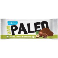 Baton raw Paleo cu alune de padure si cacao, 50g MAX SPORT